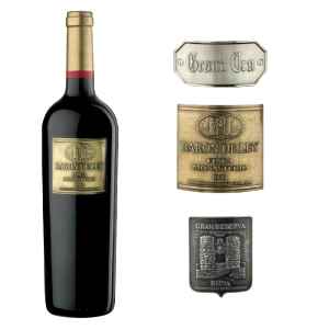 apliques metalicos para vinos