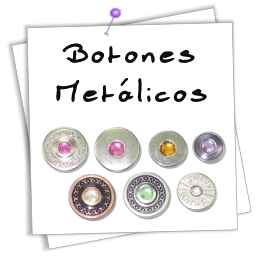 botones metalicos ropa