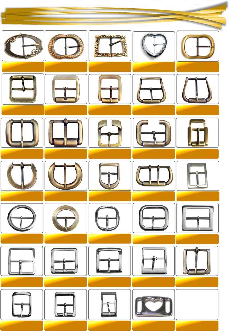 hebillas para marroquineria calzado cinturones
